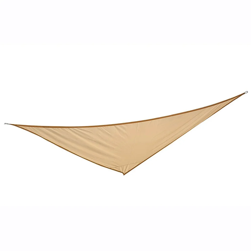 Sonnensegel Polyester Dreiecke Sand 5x5x5m - wasserabweisend