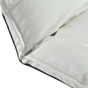 Sitzsack Sitzkissen mit Lehne klappbar weiß