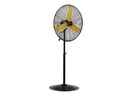 Freistehender Ventilator Stahl Ø 76 cm Schwarz/Gelb