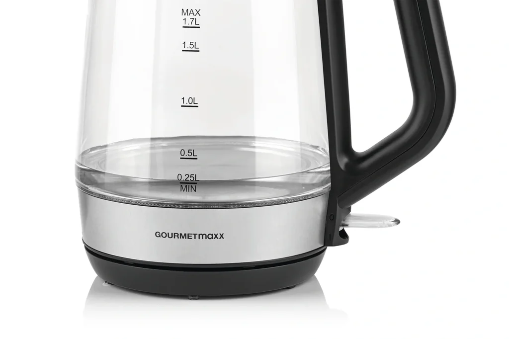 Glas Wasserkocher "Tasse für Tasse" 1,7 Liter, 2200 W