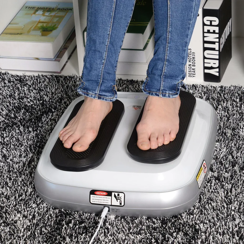 Beintrainer passive Gymnastik elektrisches Beintrainingsgerät Heimtrainer für Senioren 5-stufig verstellbar