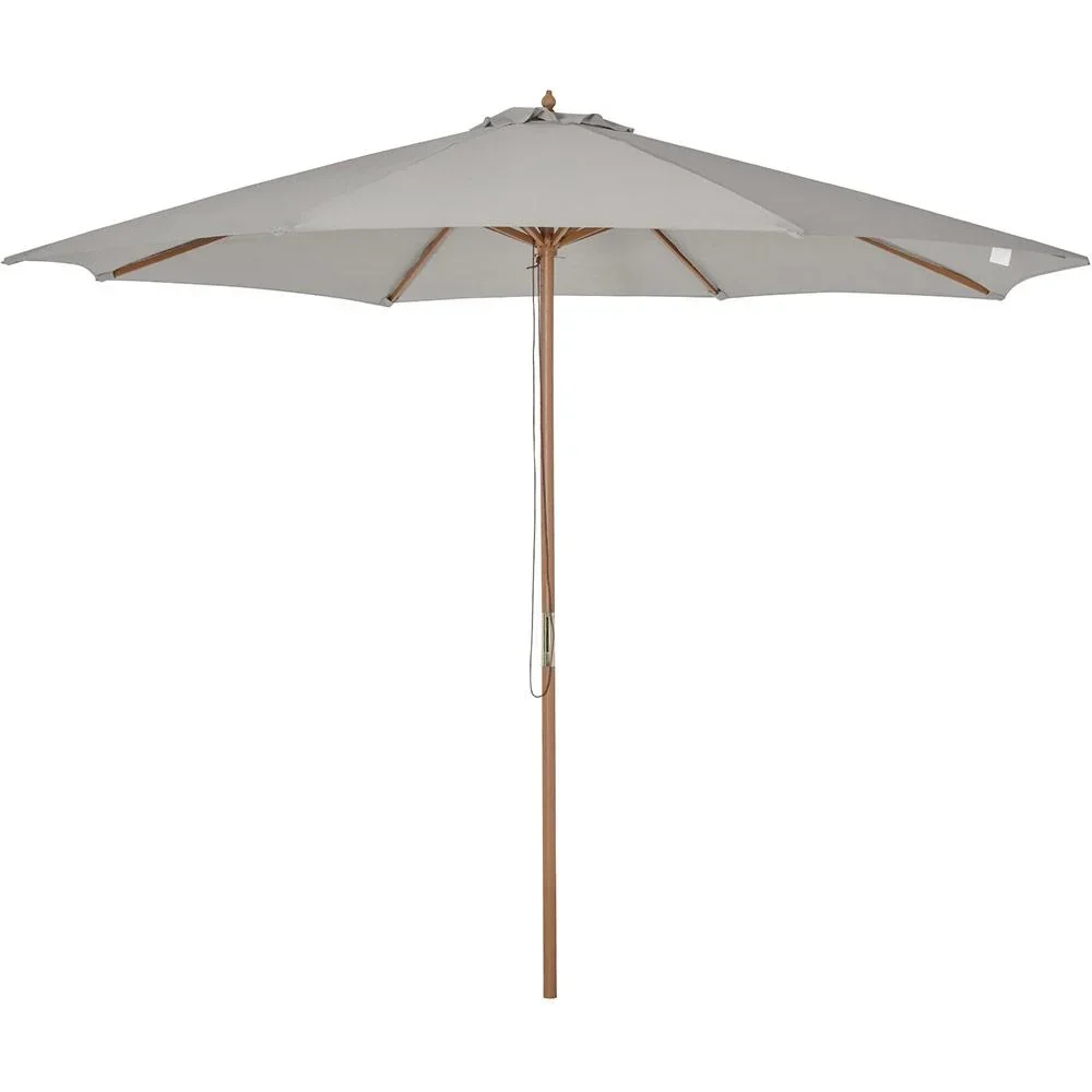 Sonnenschirm aus Holz Grau