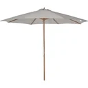 Sonnenschirm aus Holz Grau