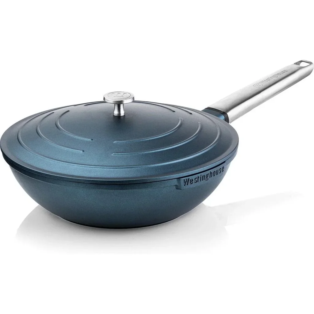 Performance Series Wokpfanne - Wok mit Deckel - 28 cm - Blau