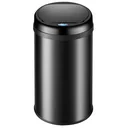 Automatischer Edelstahl-Mülleimer / Abfallbehälter mit Sensor - 56 L - Schwarz