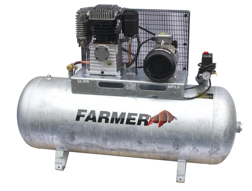 Kompressor N59-270 Z PRO liegend - 400 Volt 10 bar, verzinkt
