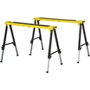 Arbeitsbock 2-er Set klappbar Gelb+Schwarz