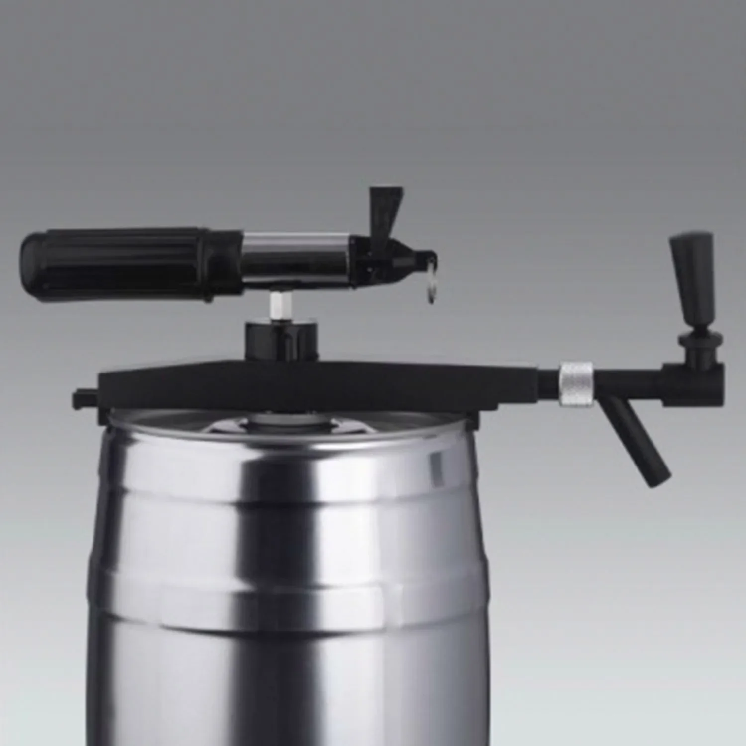 Profi Zapfhahn mit Handpumpe – Für 5L Partyfässer & Bierfässer (CO2-fähig)