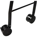 Holzkohle Grillwagen Standgrill BBQ Grill Zypern mit Drehspieß höhenverstellbar Grillrost Edelstahl Schwarz 85 x 36 x 90