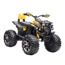Elektro-Quad Kinder Elektro ATV Kinderwagen LED Frontlicht mit MP3 USB 2 x 550 Metall Gelb 100 x 65 x 73 cm