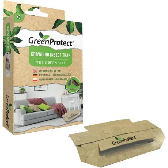 Green Protect Creeping Insect Box - Silberfischchen, Kakerlaken, Asseln, Ameisen