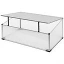 Kleines Gewächshaus 100 x 60 x 40/31 cm