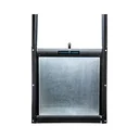 Alu-Falltür 30 x 25 cm, selbstverriegelnd