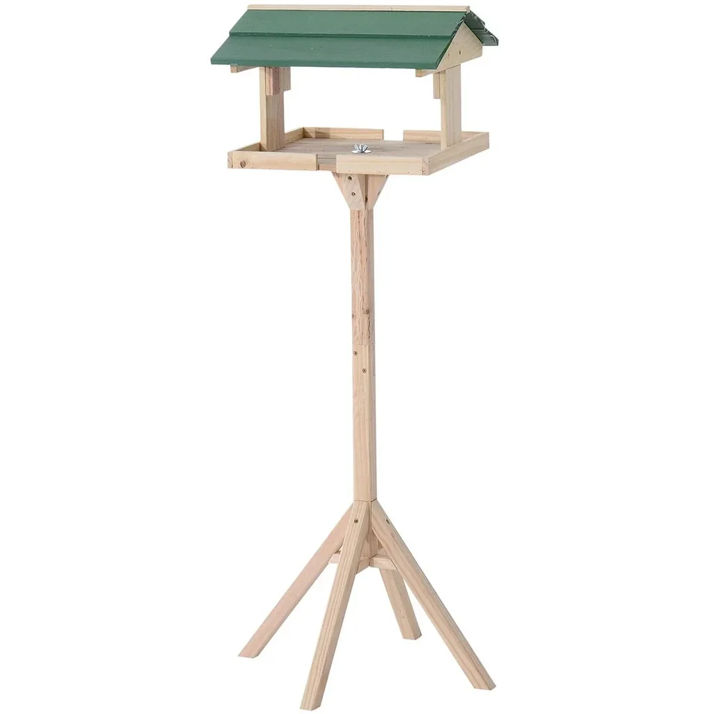 Vogelhaus Vogel Futterhaus mit Ständer Kiefer