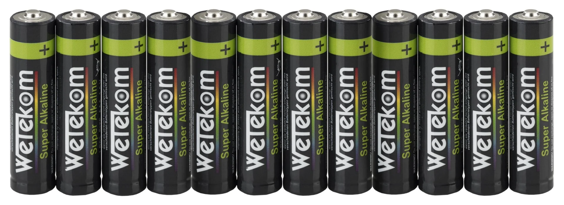 Taschenlampen mit rutschfester Gummierung inklusive Batterien - 4er Set