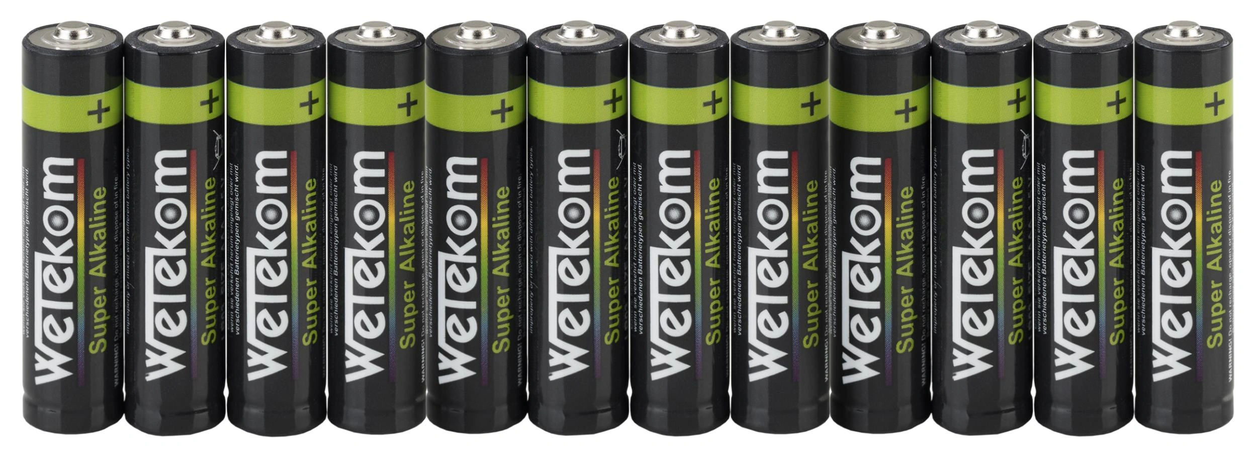 Taschenlampen mit rutschfester Gummierung inklusive Batterien - 4er Set