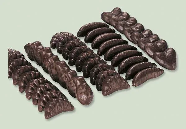 Schokoliertes Fruchtgelee Sortiment, 1000 g