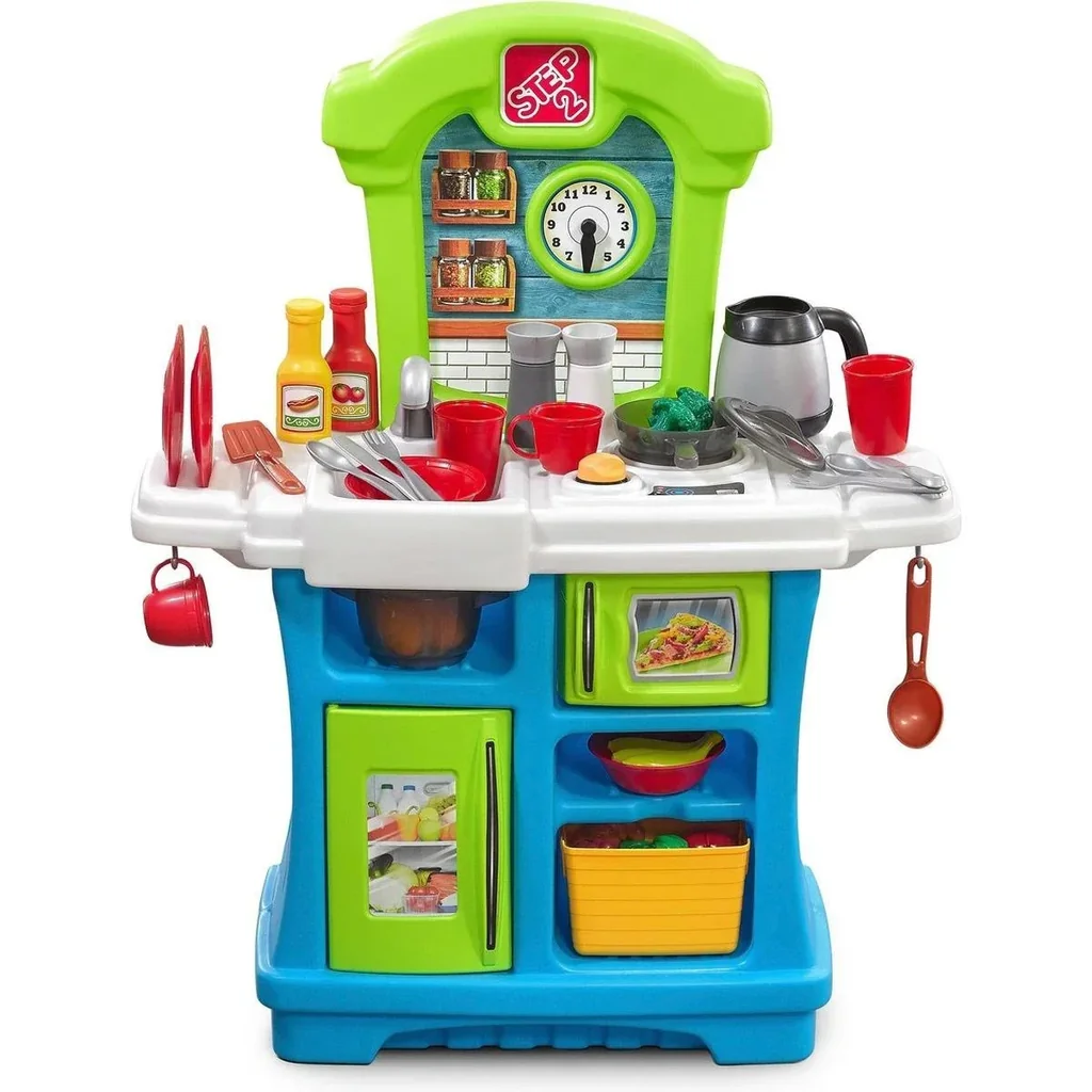 Spielküche Little Cooks Kitchen Inkl. 21-teiligem Zubehörset