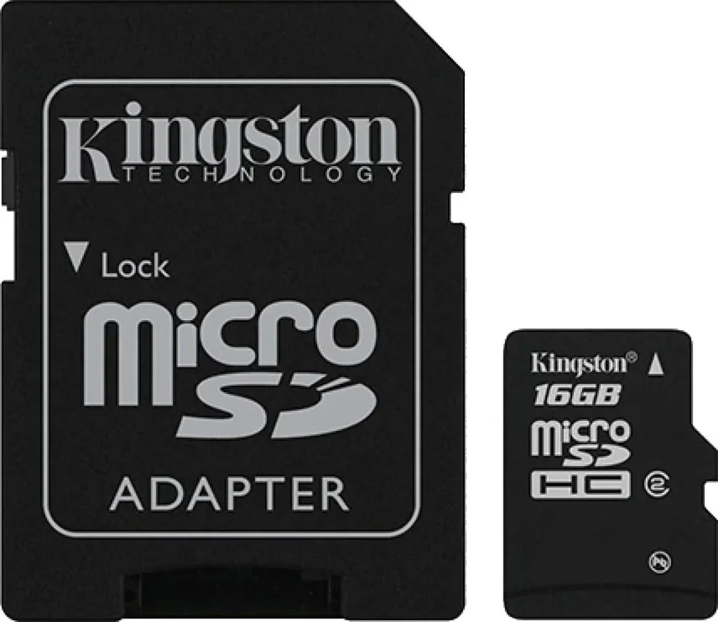 16 GB Micro SD Karte mit Adapter