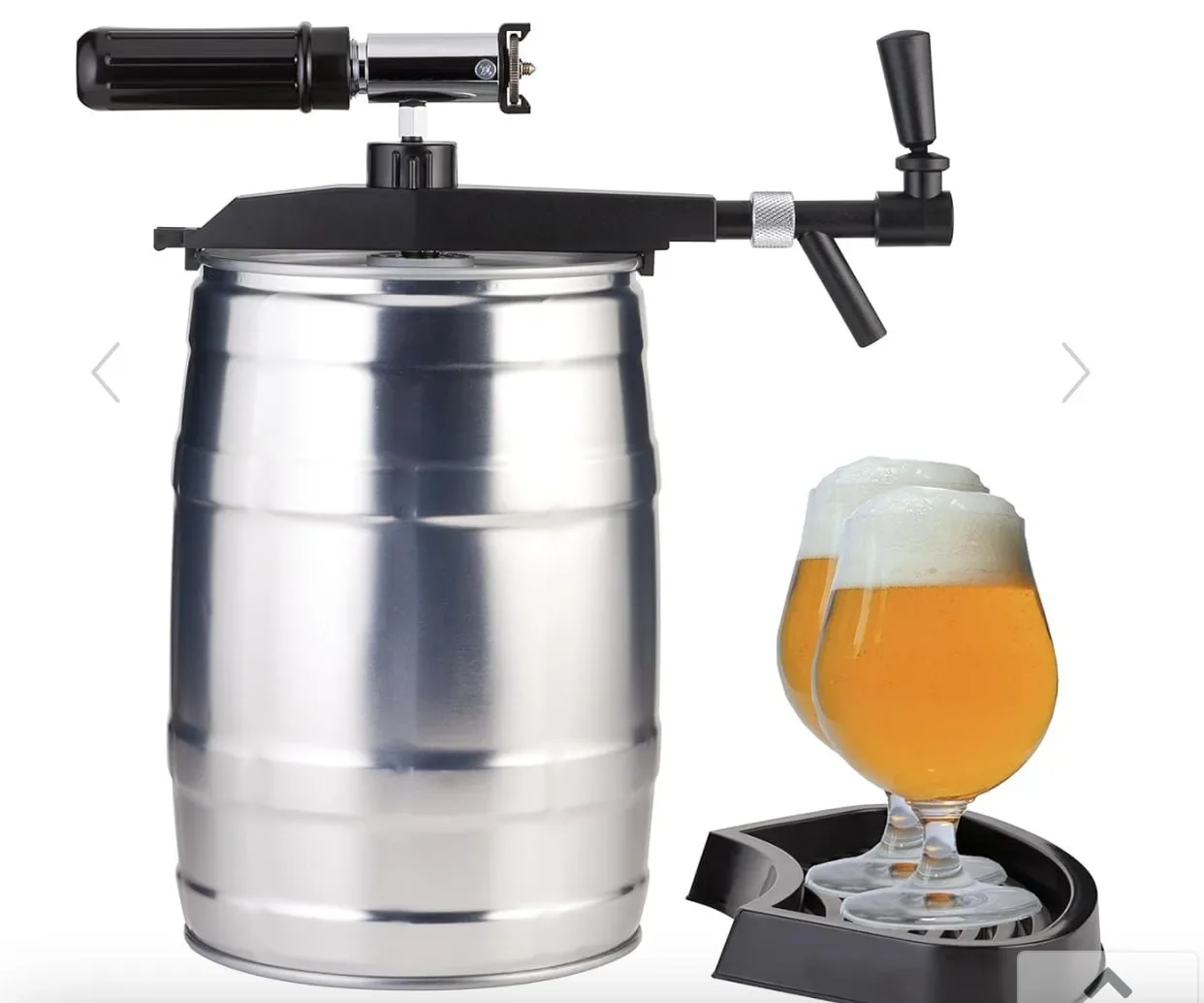 Profi Tap mit CO2 Automatik für 5 Liter Partyfass Bierfass Zapfanlage