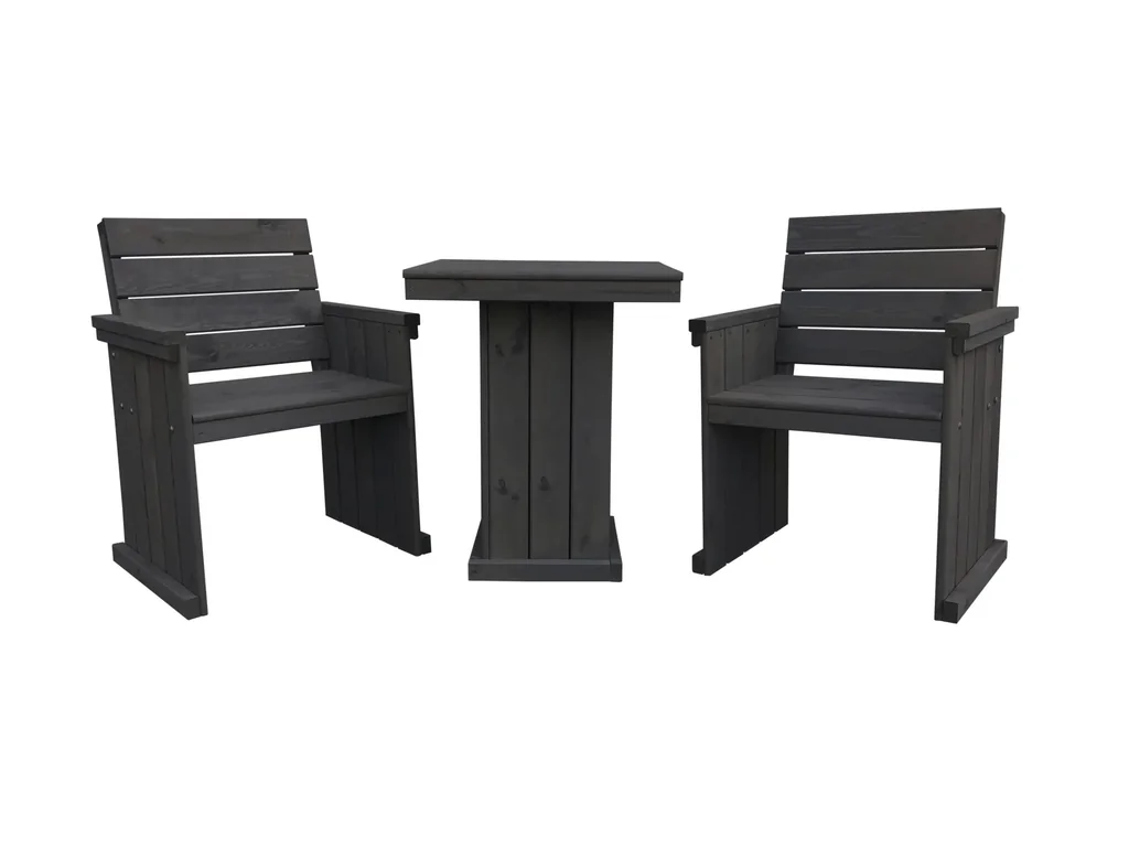 Balkon-Set St. Peter Ording, anthrazit