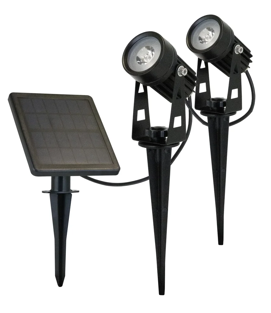 LED Solar Garten-Spot-Lichter - 2er Set