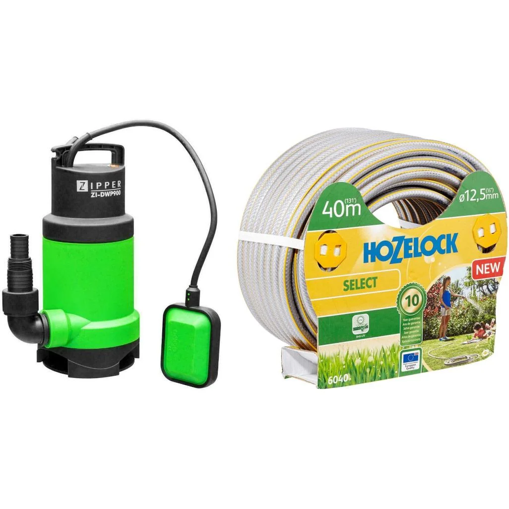 ZI-DWP900 - Schmutzwasserpumpe 14000 l/h - 900W - 230V - 50Hz