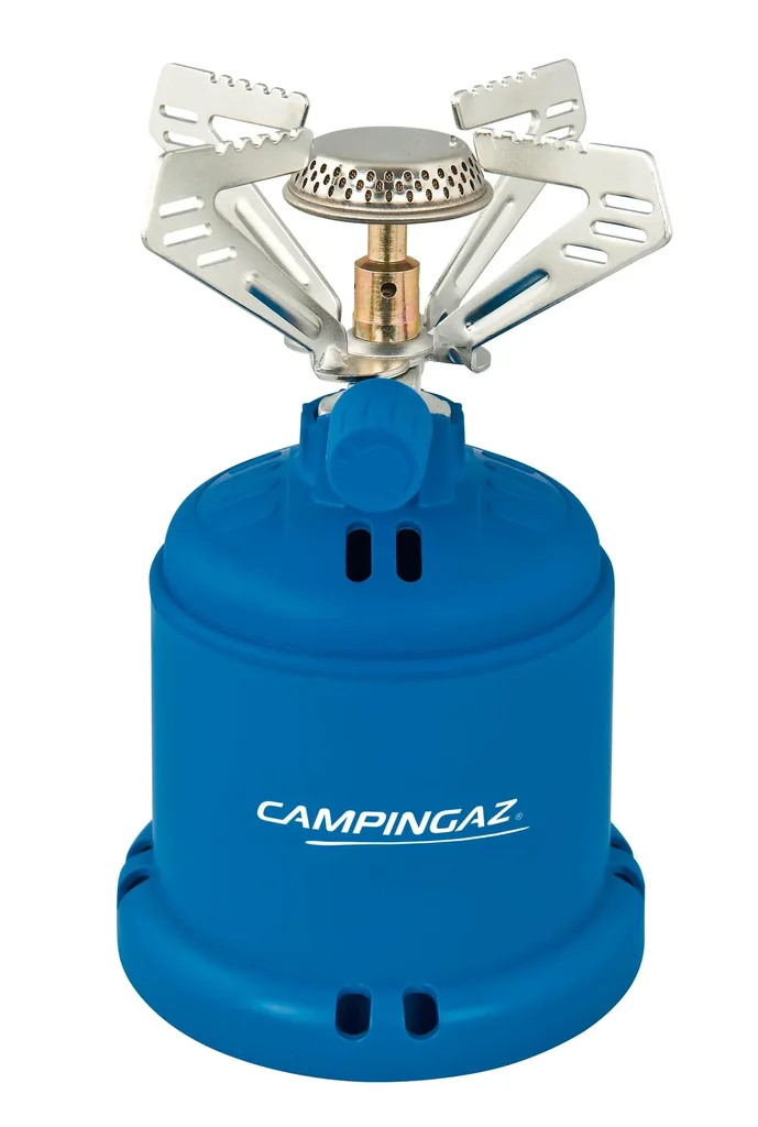 Camping 206 S, Gaskocher für Stechkartusche,mit Kunststoffglocke