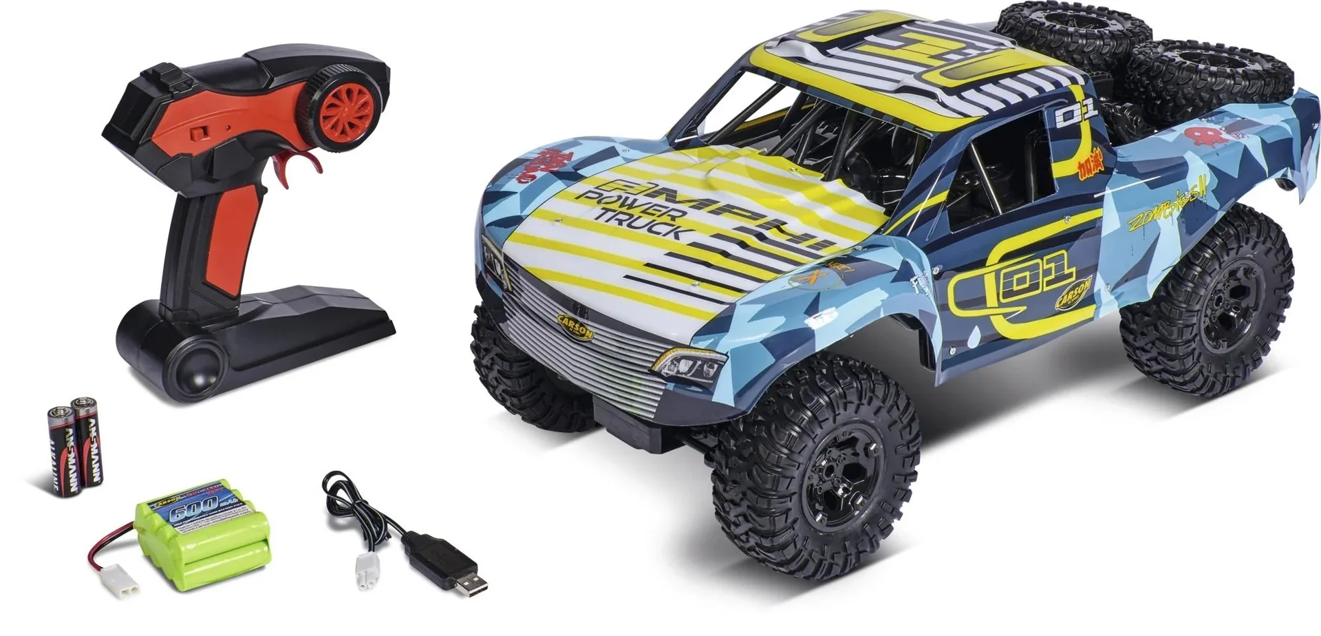 1:10 Amphi Pow.Truck 2.4G 100%RTR gelb