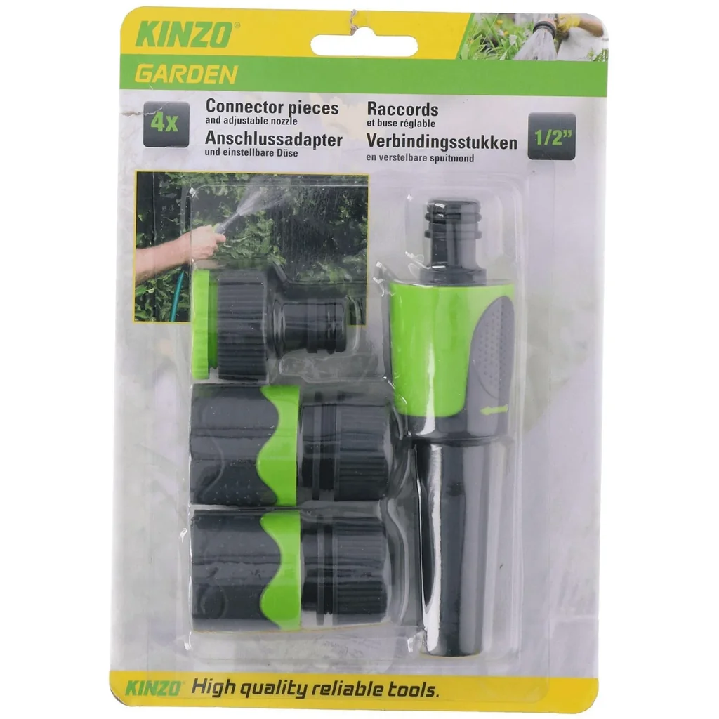Gartenspritze mit Anschlüssen (4 Stück)
