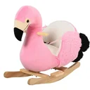 Kinder Schaukeltier als Flamingo