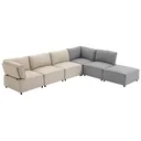6tlg. Sofagarnitur 325 cm x 83 cm x 80 cm