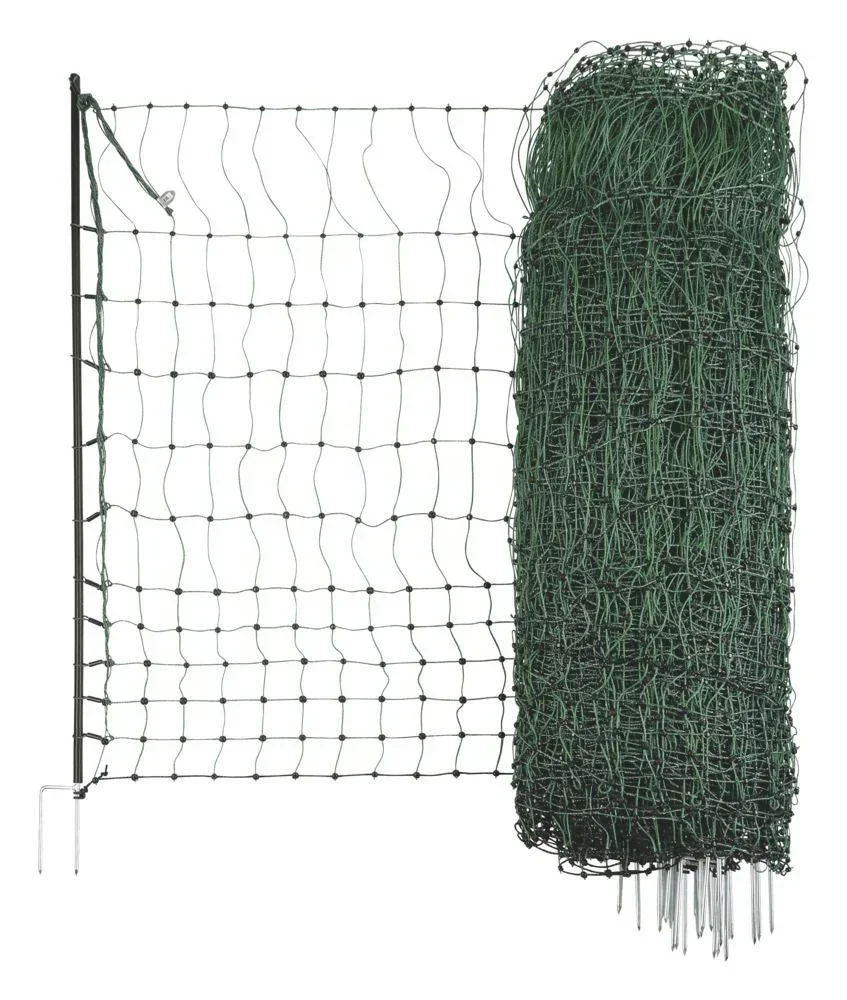 Geflügelnetz 106 cm mit Doppelspitze, 25 m, nicht elektrifizierbar