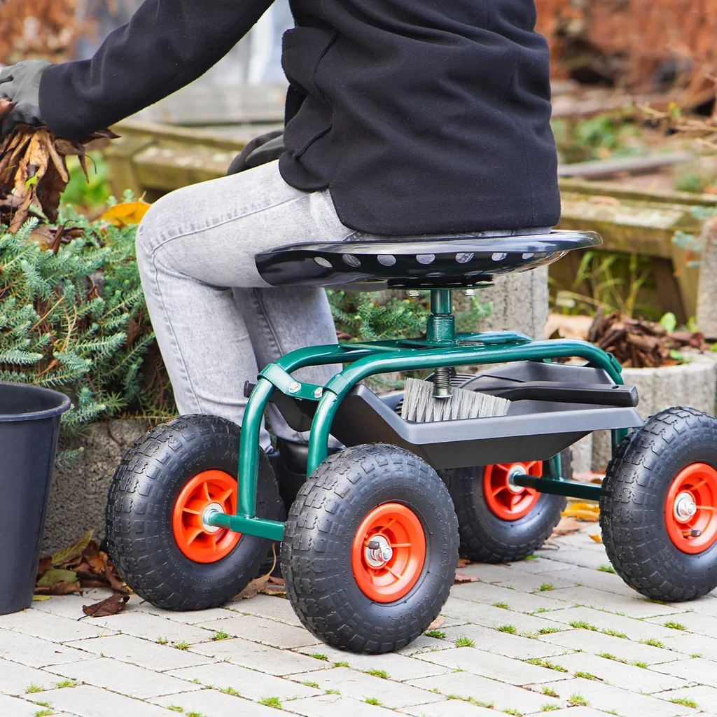 Outdoor-Rollsitz „Deluxe“ mit Schutzhülle