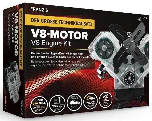 Der große Technikbausatz V8 Motor