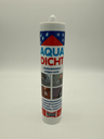 Aqua Dicht 300 ml - streichbare, elastische Reparatur Dichtmasse, Farbe Grau