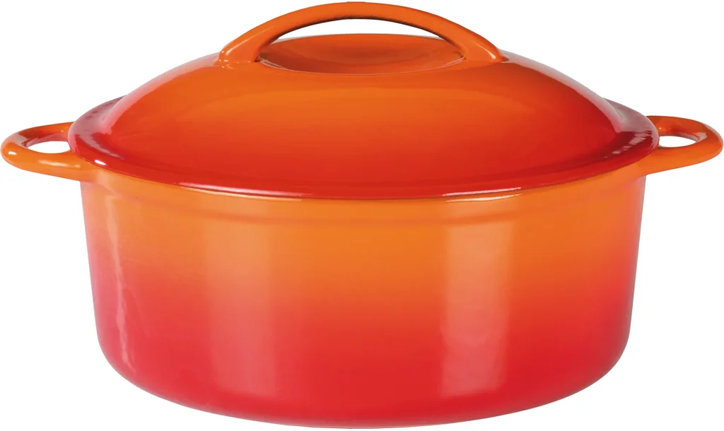 Runder Kochtopf 24 cm Orange Shadow