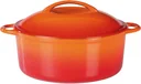 Runder Kochtopf 24 cm Orange Shadow