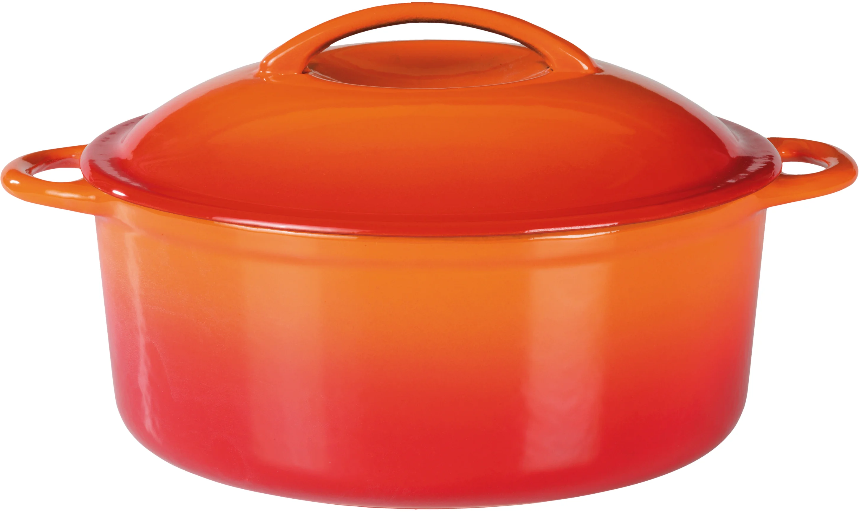 Runder Kochtopf 24 cm Orange Shadow