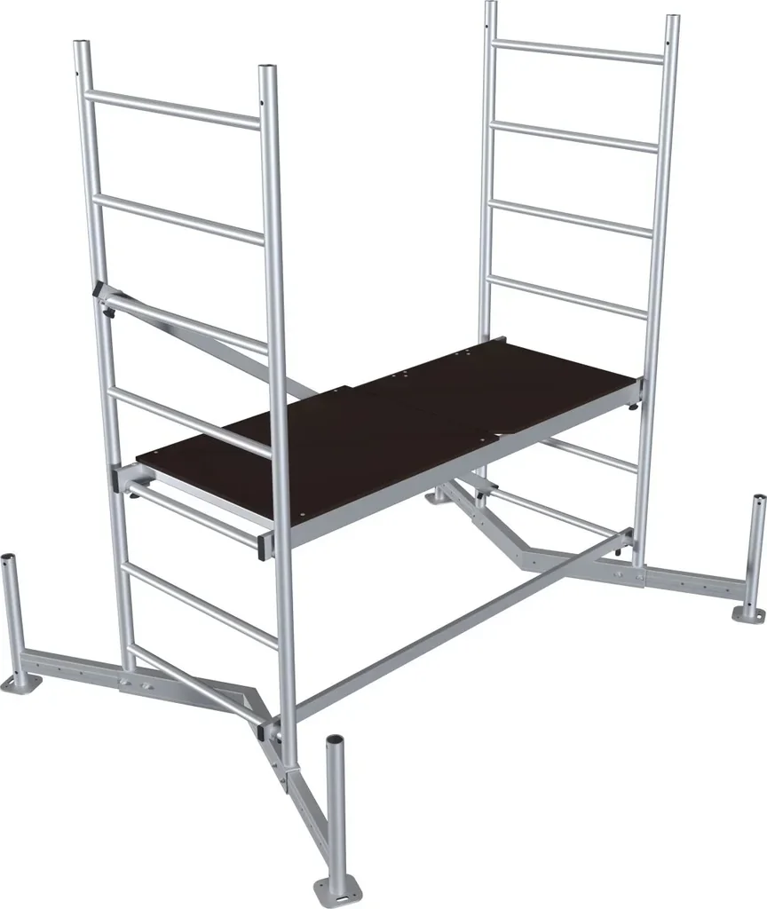 MONTO ClimTec Aluminium-ArbeitsGerüst, Grundgerüst, Arbeitshöhe ca. 3,00 m