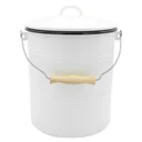 Universaleimer, Emaille, weiß, 10 L