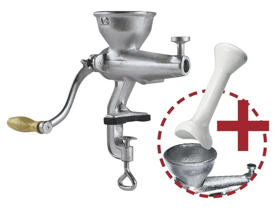 Frucht - und Beerenpresse in Grauguss + Einfüllstutzen GRATIS