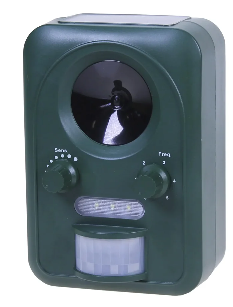 Universal Solar-Tiervertreiber mit Ultraschall & Blitzlicht