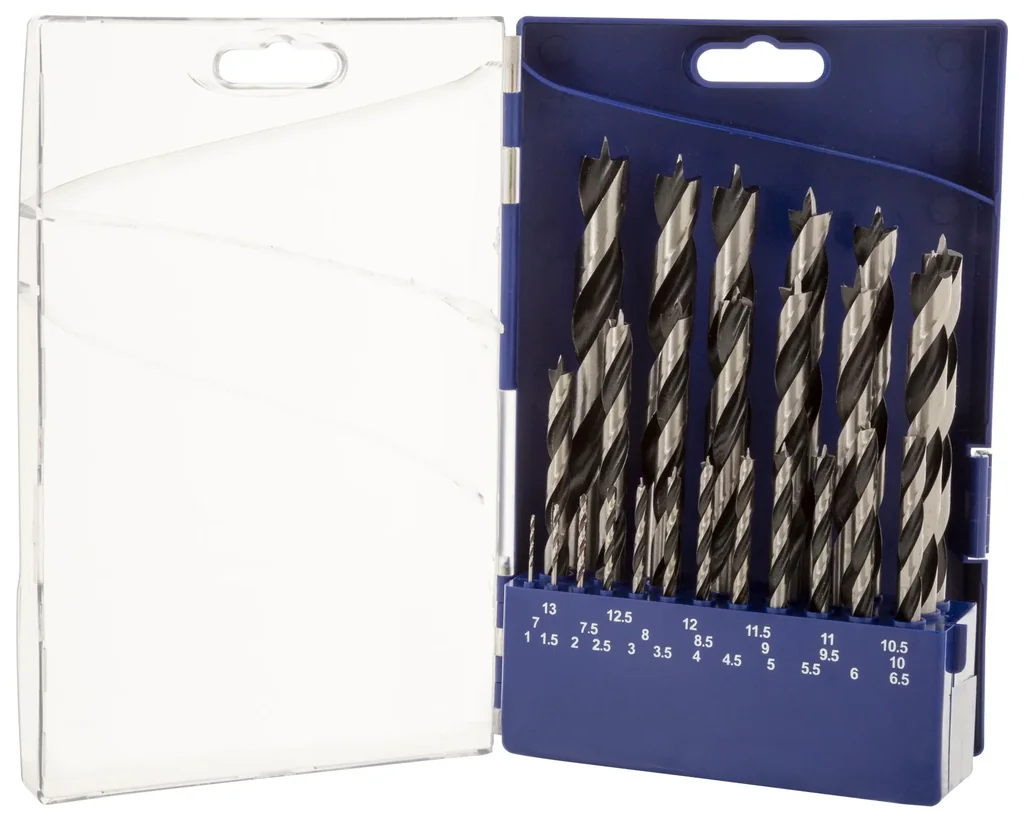 Holzbohrer-Set 25-teilig. 1,0 - 13,0 mm