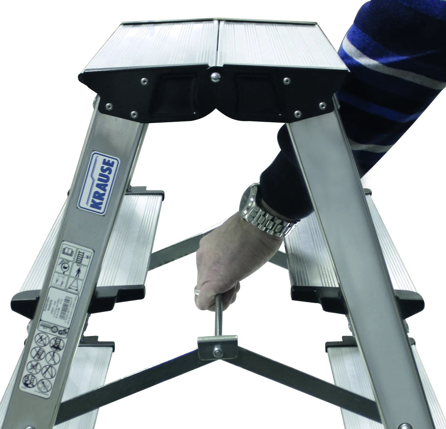 „TREPPO“ DOPPEL-KLAPPTRITT 2x3 STUFEN