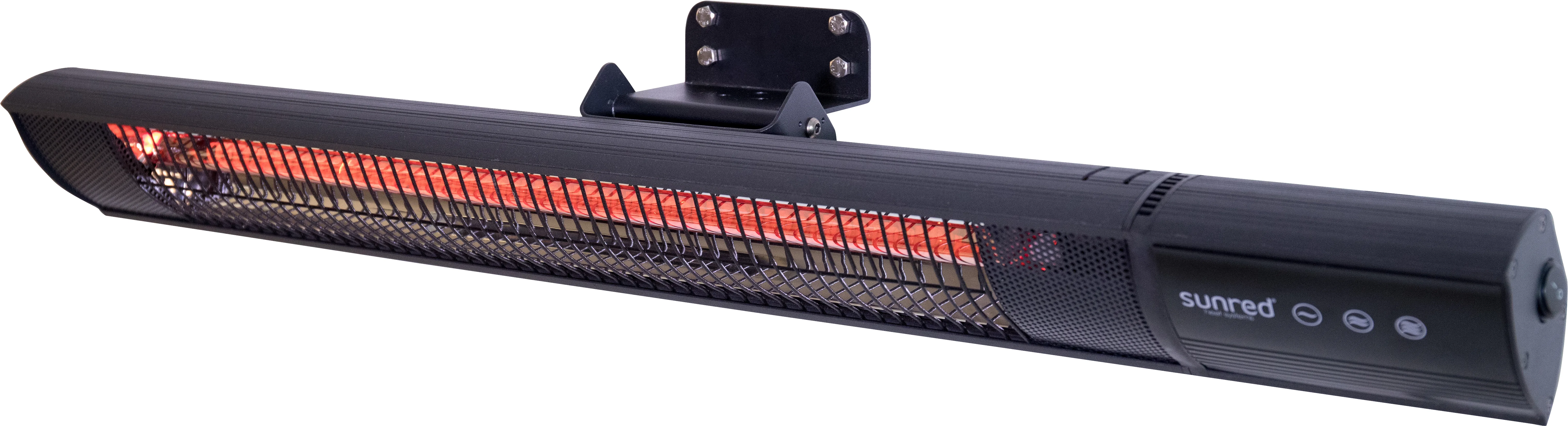 Wandheizstrahler Dark Wall Black 2500 Watt