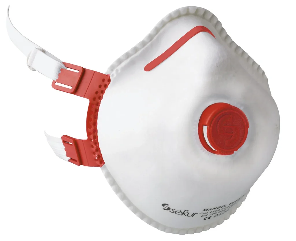 Atemschutzmaske Mandil FFP 3 mit Ventil, 5 Stück