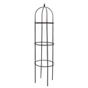 Rankhilfe, Obelisk, aus Stahl, beschichtet, Grün, 192 x 40cm