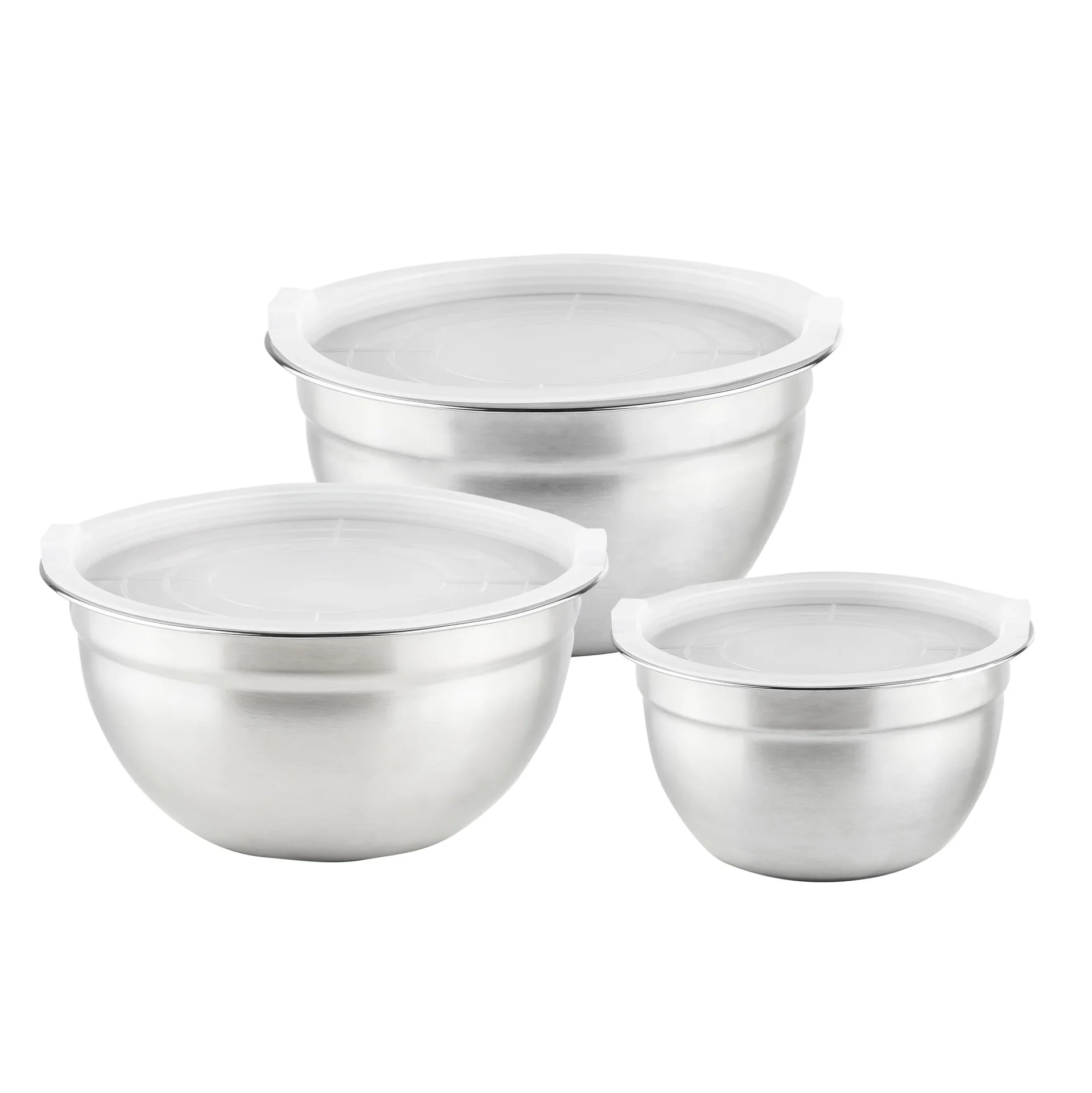 Edelstahl Rührschüssel-Set, 6-teilig