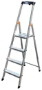 Alu - Stufen - Stehleiter, 8 Stufen
